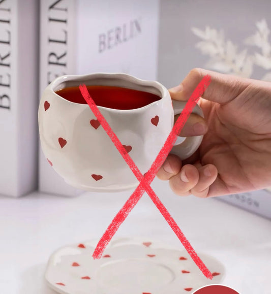 Heart mug - qq